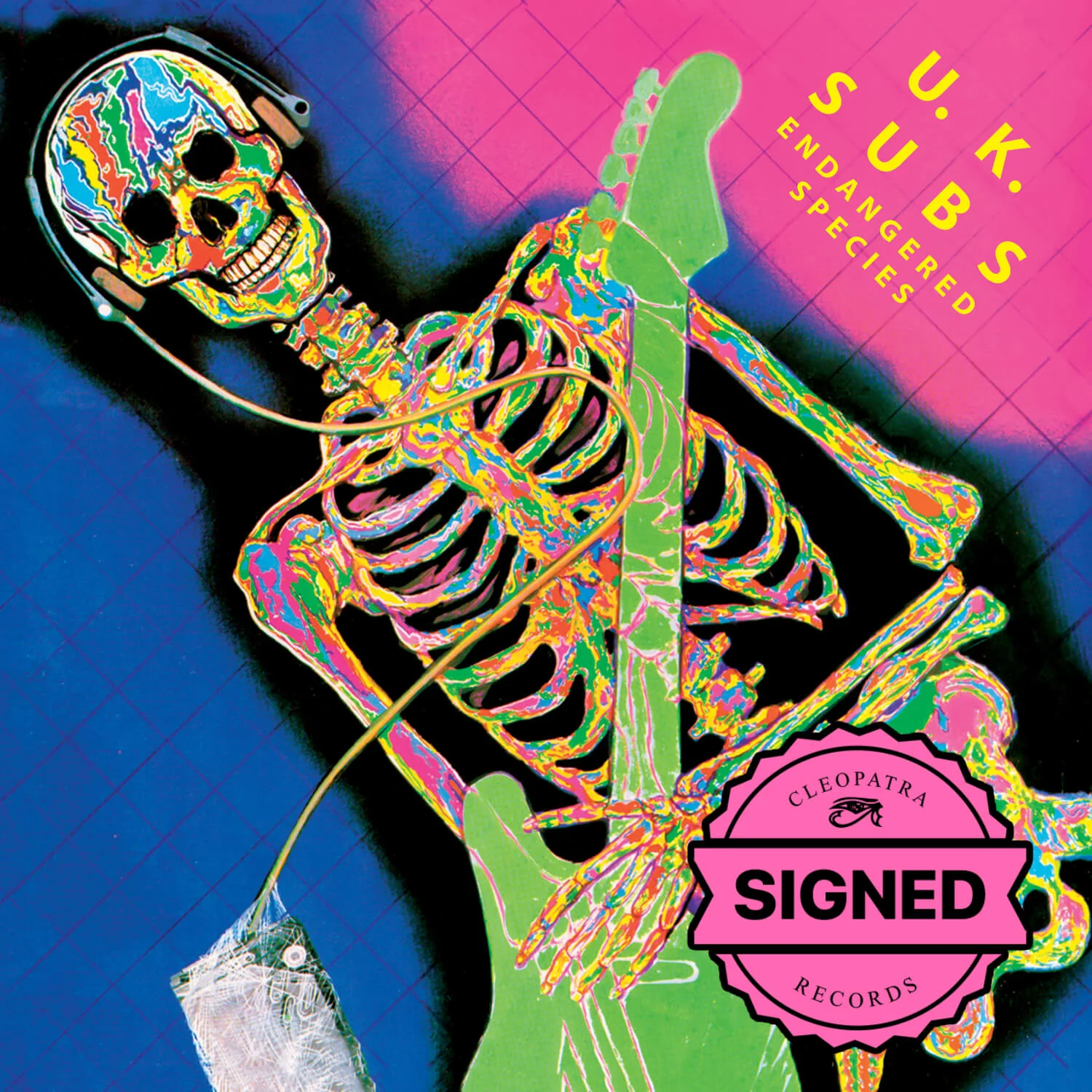 UK Subs - Endangered Species (2 CD Digipak Signed by Charlie Harper)
