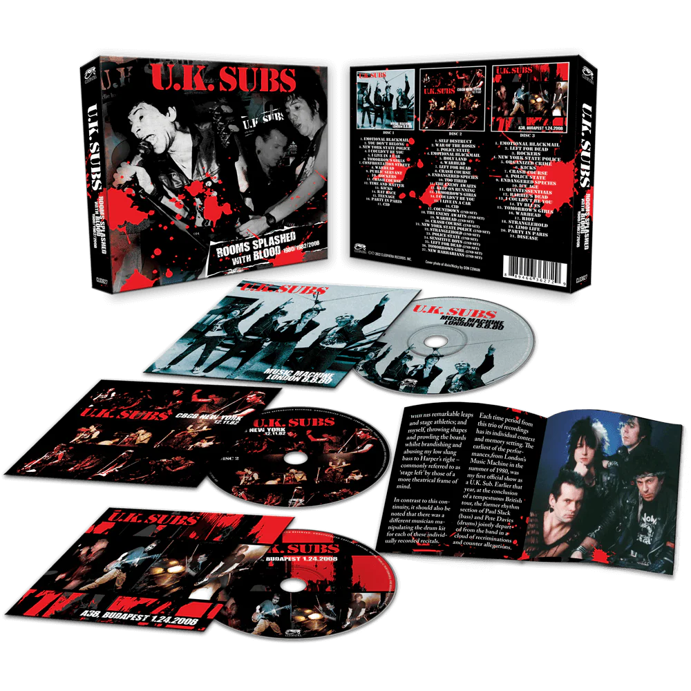 UK Subs - Rooms Splashed With Blood: 1980-1982-2008 (3 CD)
