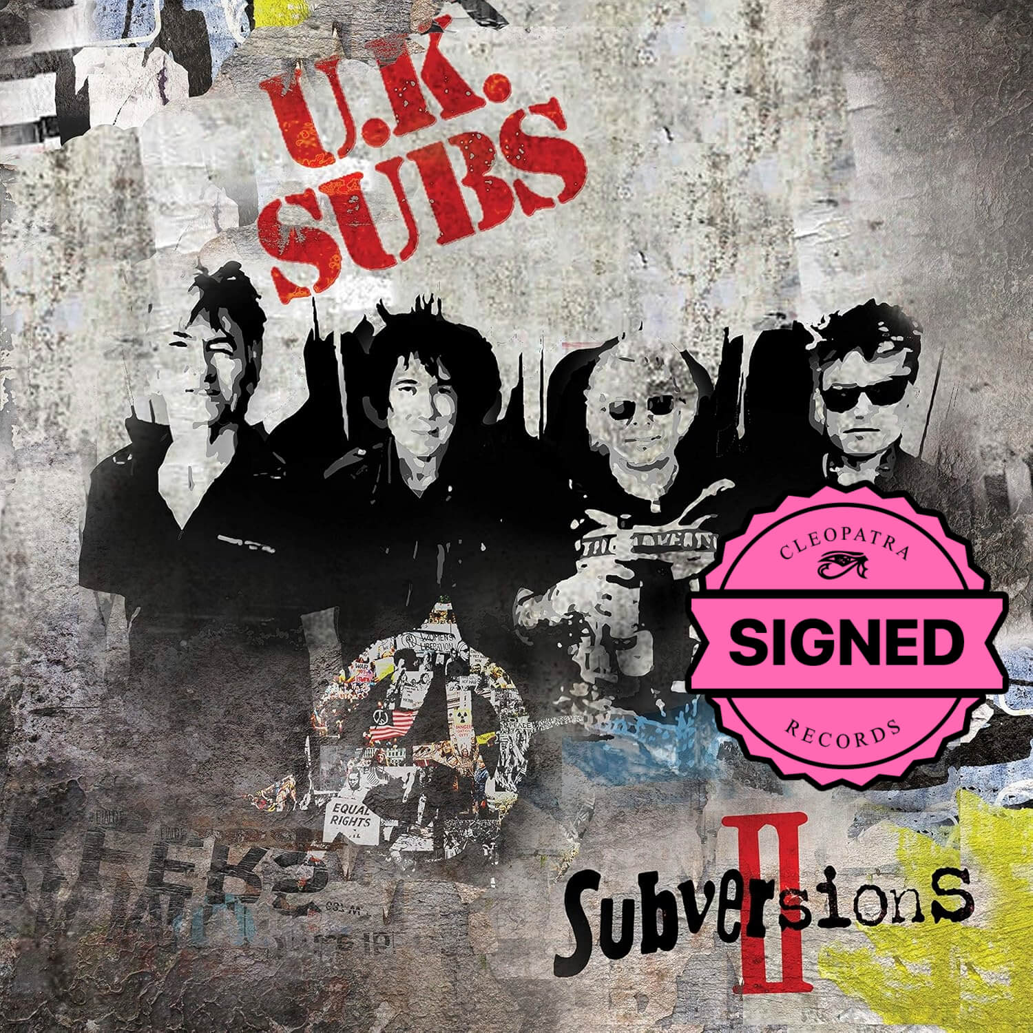 UK Subs - Subversions II (Limited Edition Colored Vinyl Signed by Charlie Harper)