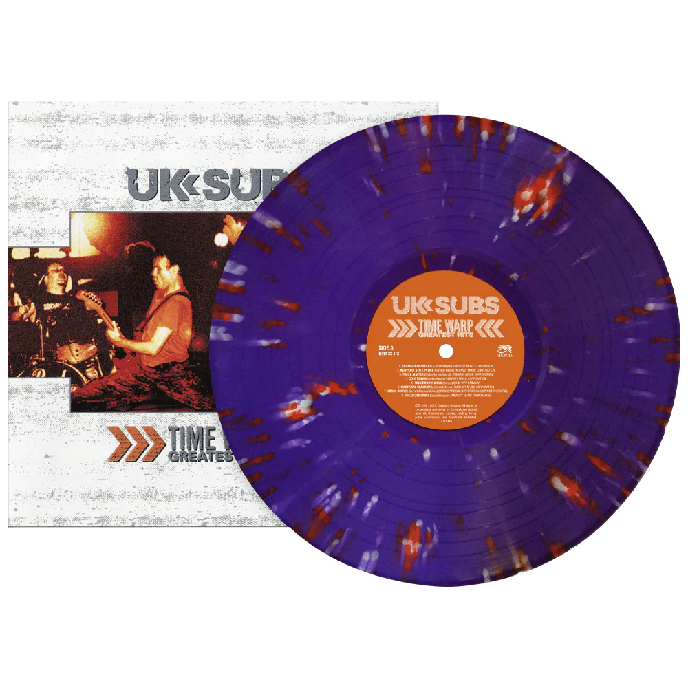 UK Subs - Time Warp - Greatest Hits (Limited Edition Splatter Vinyl)