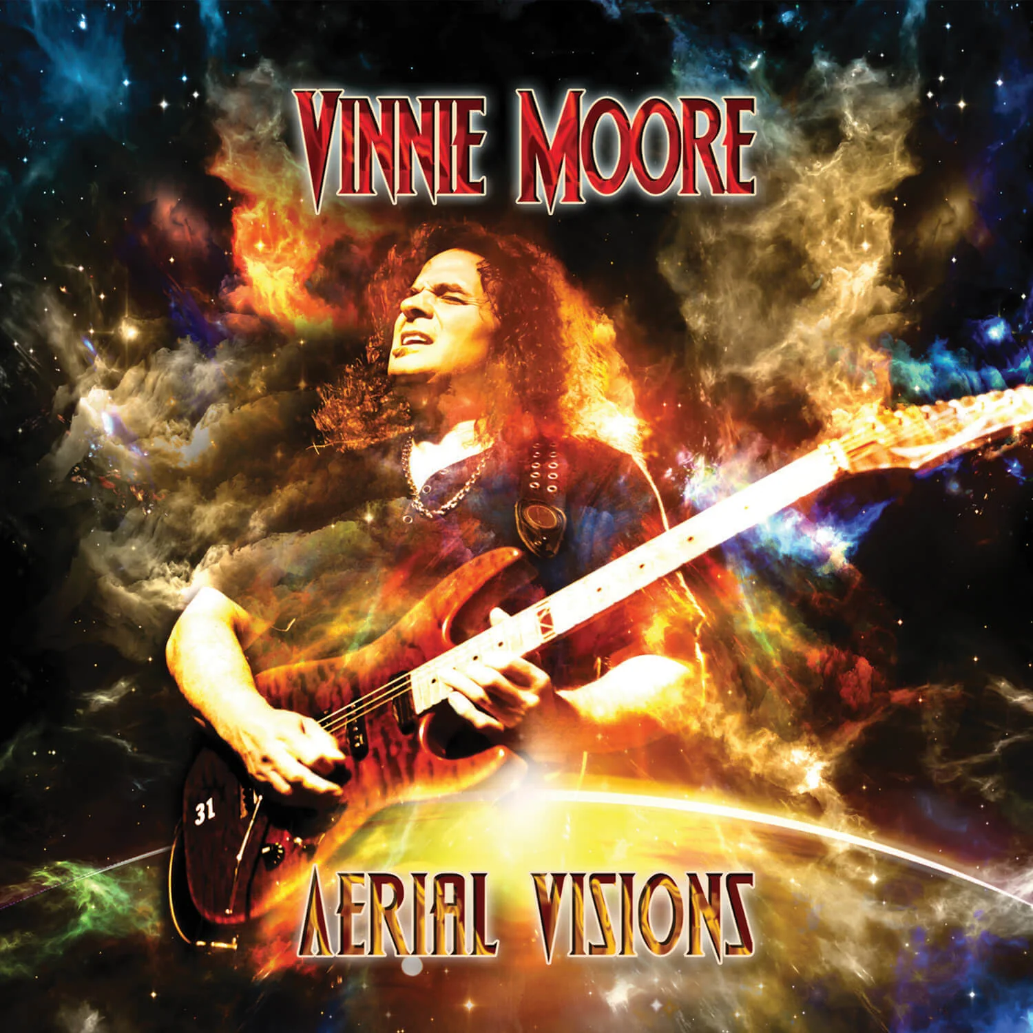 Vinnie Moore - Aerial Visions (Yellow Vinyl LP) - Image 3