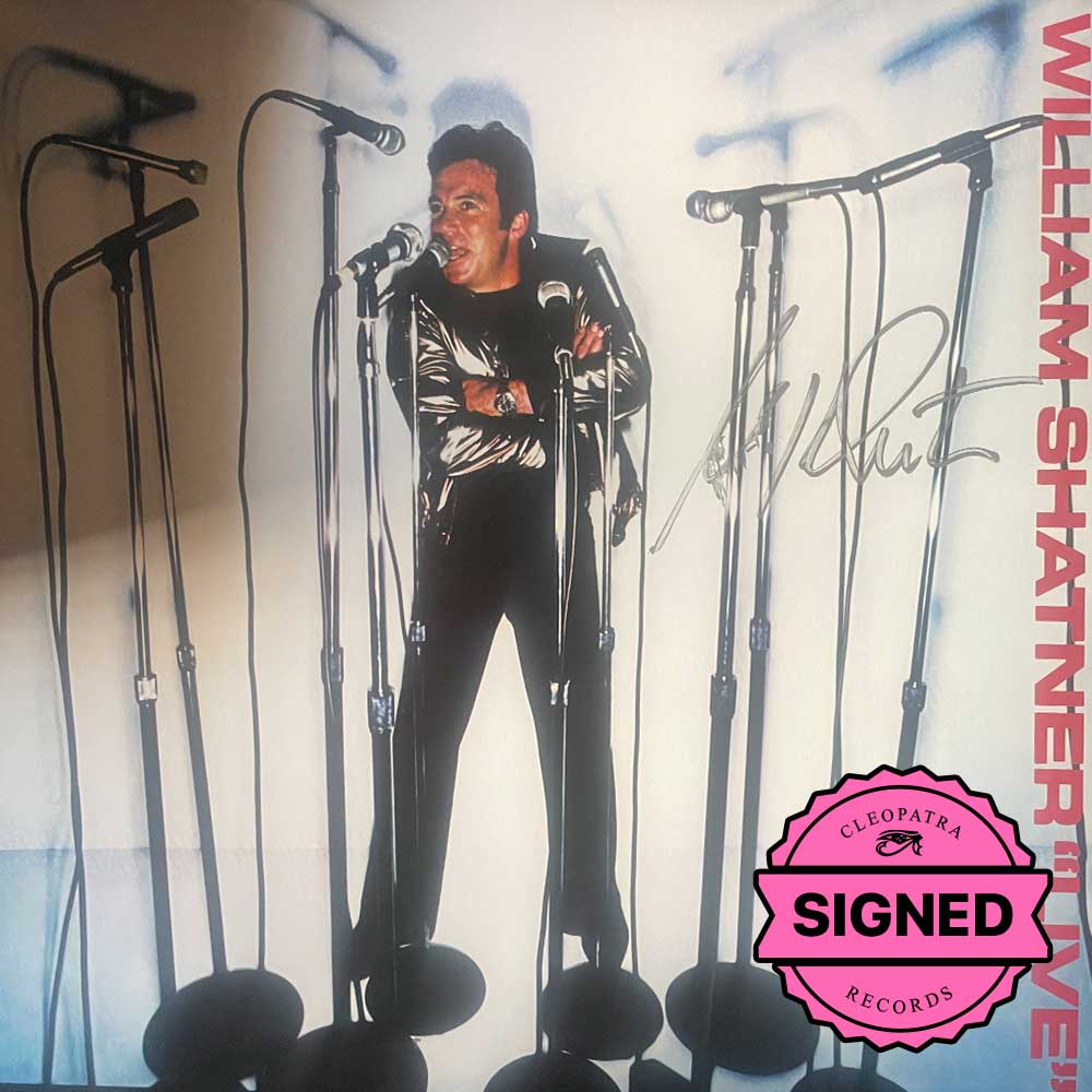 William Shatner - Live (Silver Double Vinyl - Signed by William Shatner)