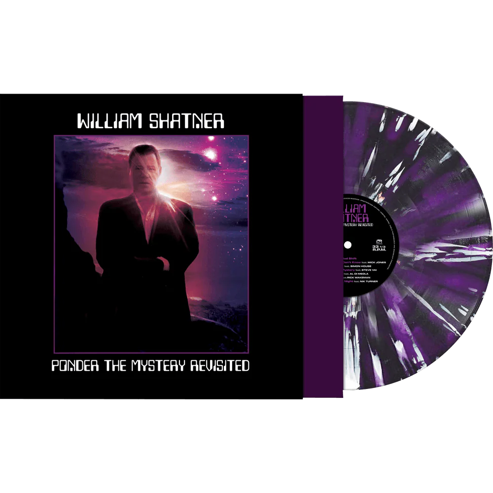 William Shatner - Ponder The Mystery Revisited (Black-Purple-White Splatter Vinyl)