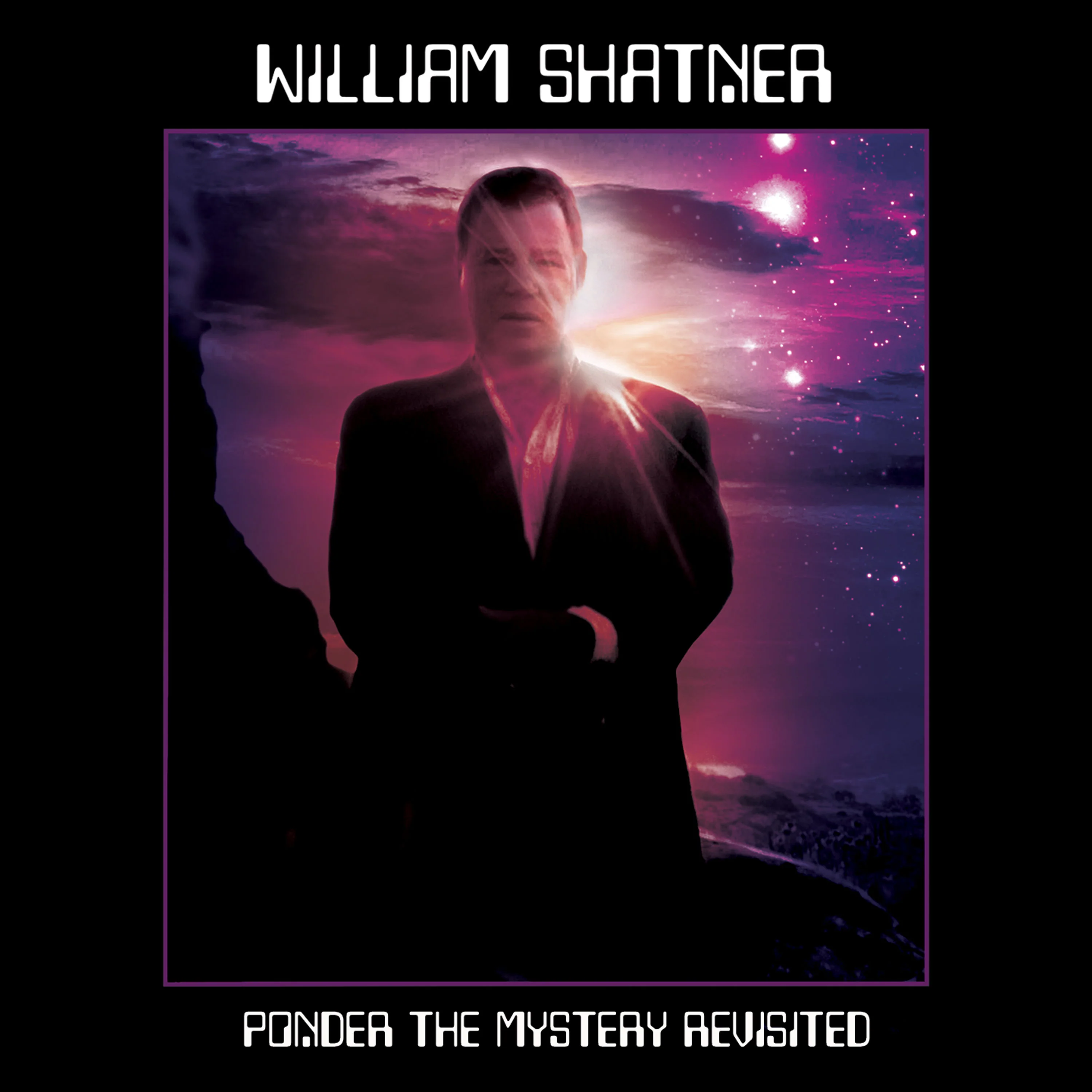 William Shatner - Ponder The Mystery Revisited (Black-Purple-White Splatter Vinyl) - Image 3