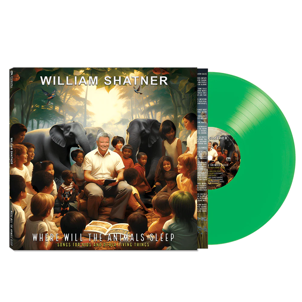 William Shatner - Where Will The Animals Sleep? Songs For Kids And Other Living Things (Green Vinyl)