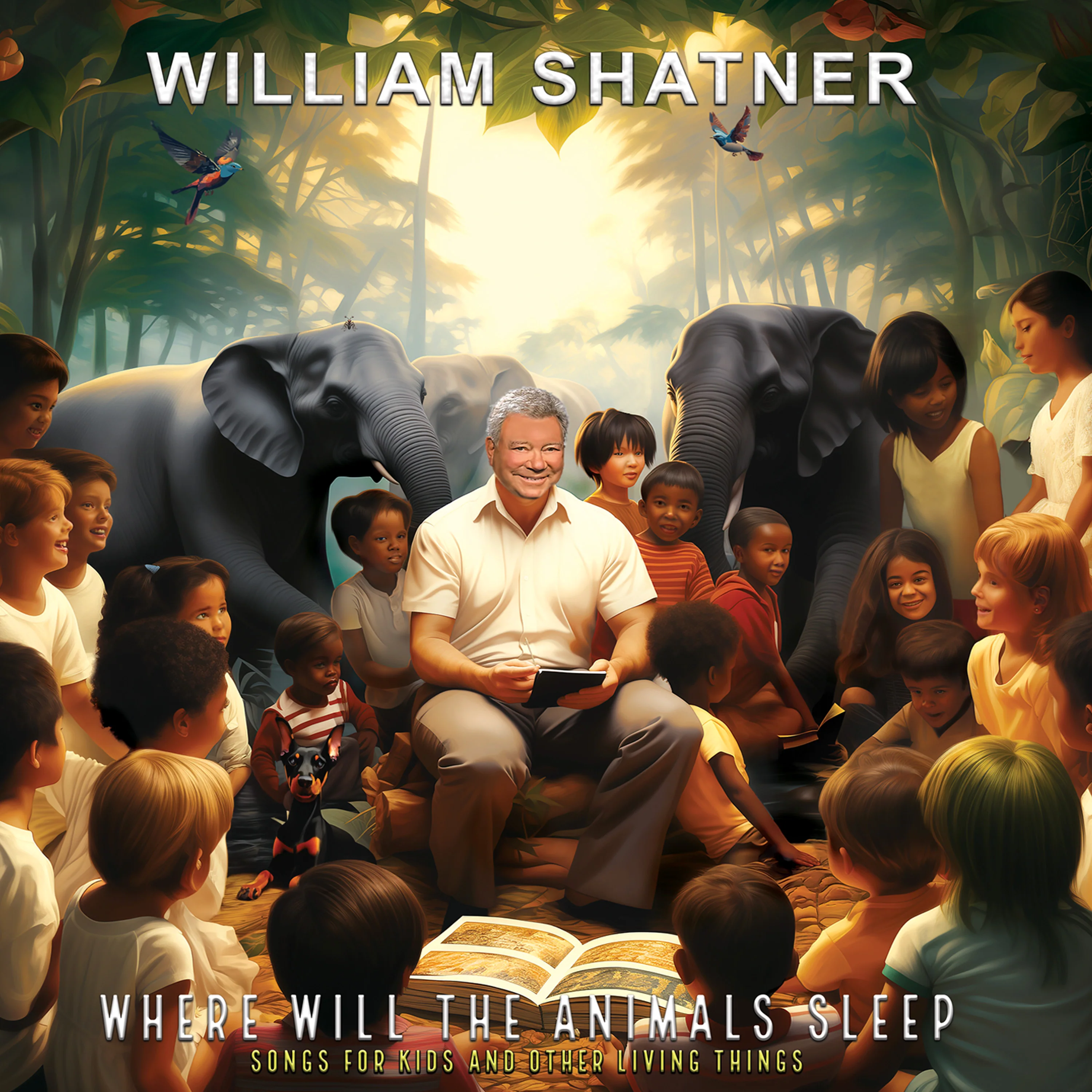 William Shatner - Where Will The Animals Sleep? Songs For Kids And Other Living Things (Yellow Vinyl) - Image 3