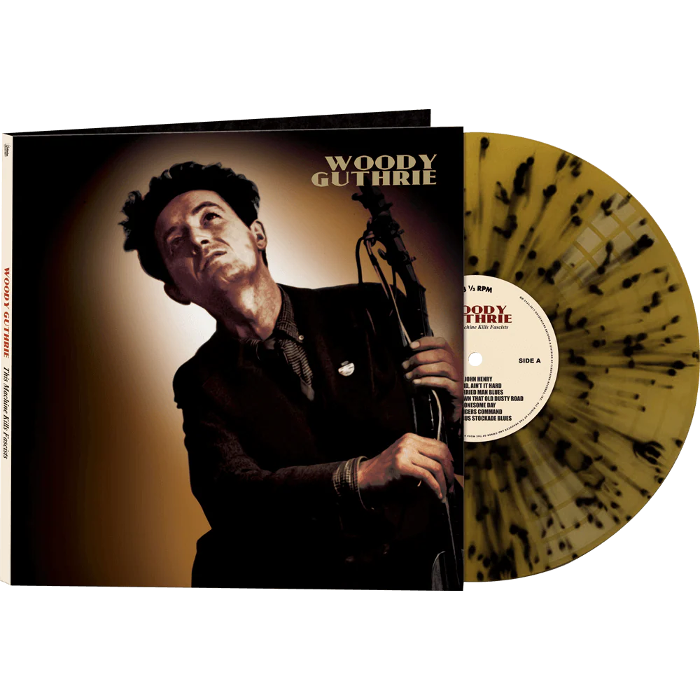 Woody Guthrie - This Machine Kills Fascist (Gold-Black Splatter Vinyl)